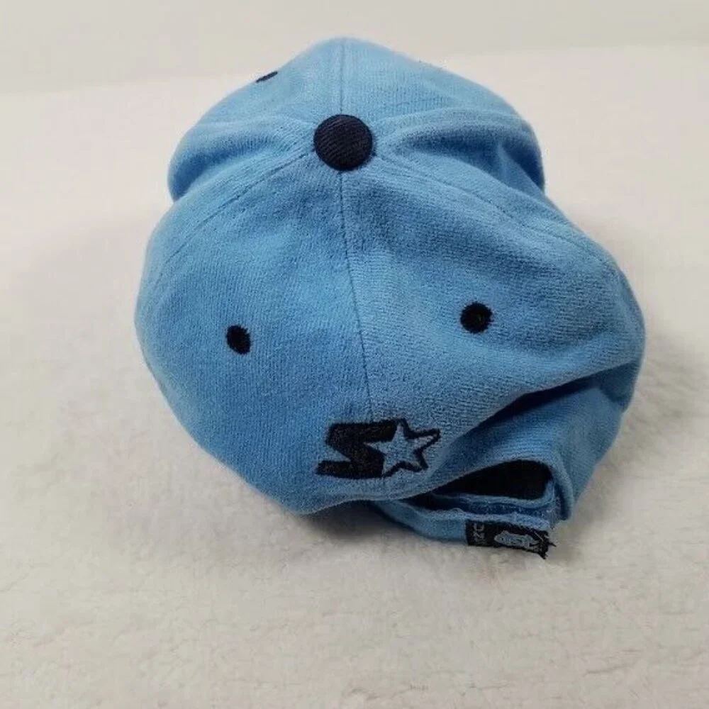 North‎ Carolina TarHeels Starter Hat Adjustable Strap UNC Blue Embroidered